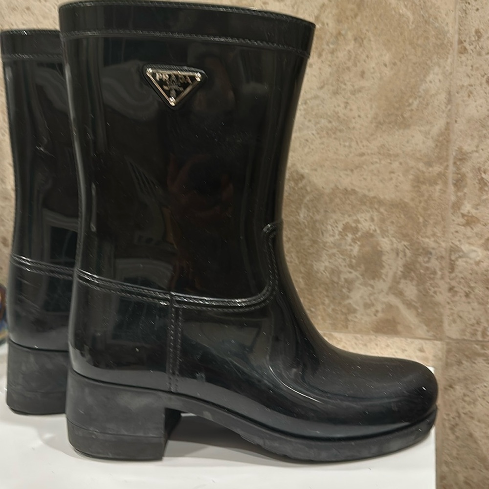 Prada rain boots size 36
